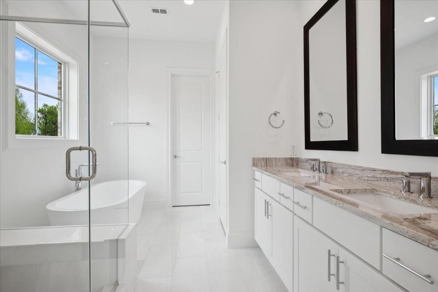 Furnished interior in a model home at Carroll Crest in Carrollton (Image 11).