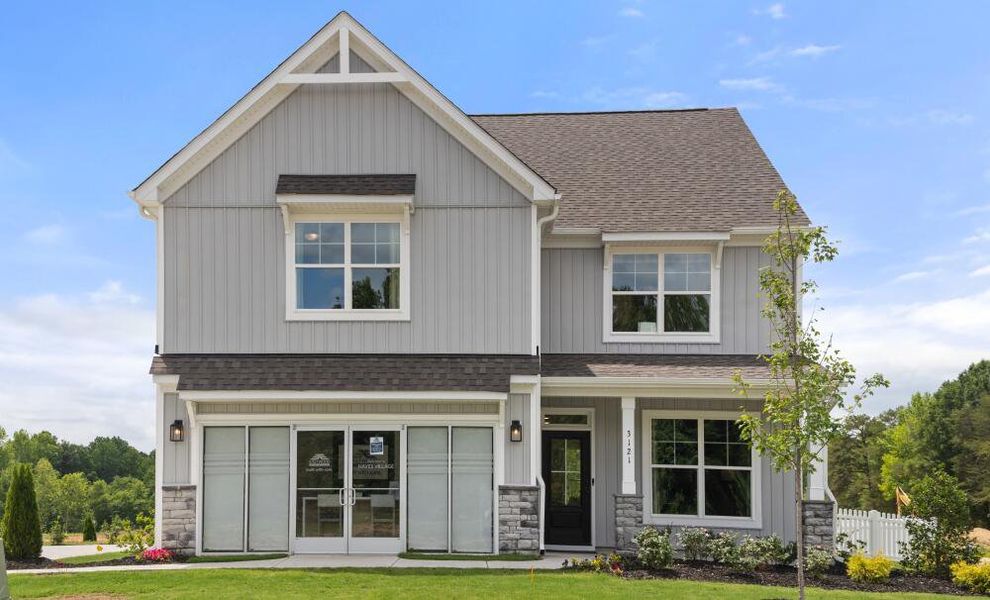 Front exterior of a home in the Hayes Village community, located in Greensboro, NC (Image 2).