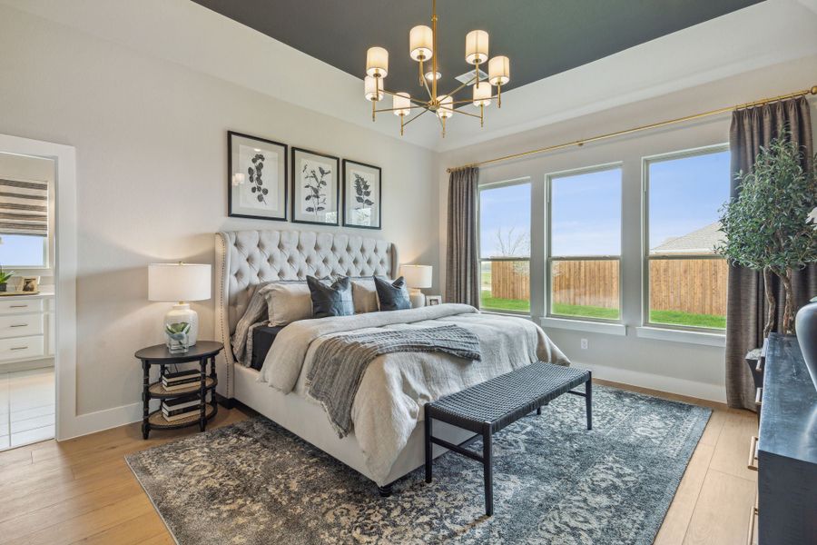 Furnished interior in a model home at Ellis Ranch Estates in Waxahachie (Image 21). Furnished interior in a model home at Ellis Ranch Estates in Waxahachie (Image 21).