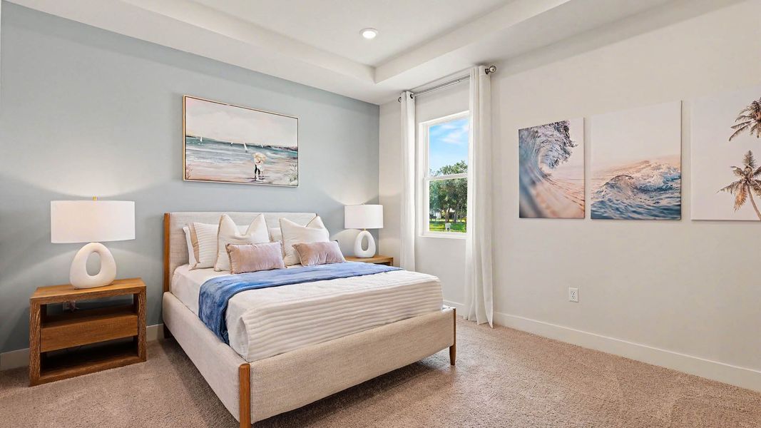 Furnished interior in a model home at Harbor Lake Estates in Titusville (Image 28). Furnished interior in a model home at Harbor Lake Estates in Titusville (Image 28).