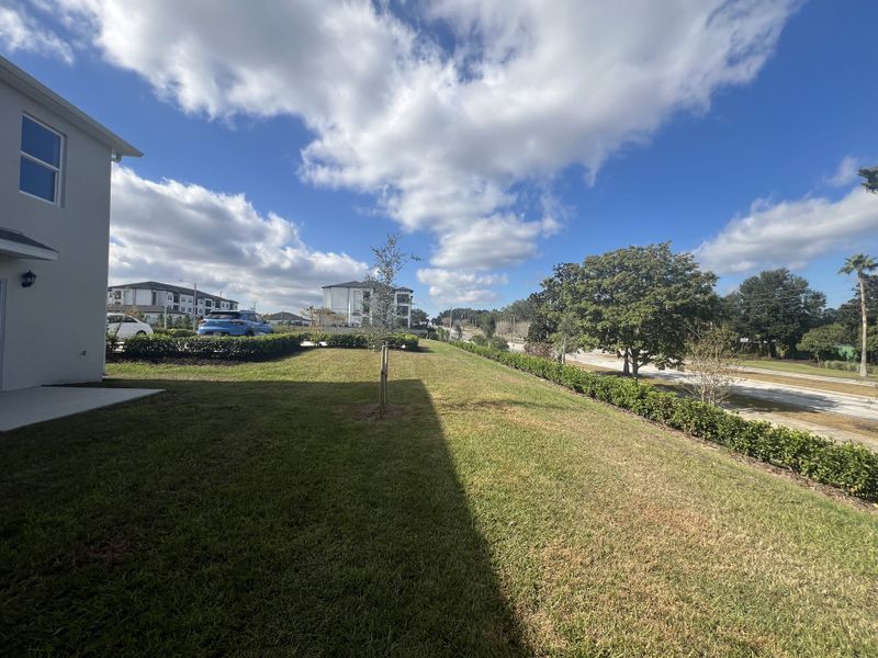 Scenic view with lush greenery in Danbury at Ridgewood Lakes by D.R. Horton, located in Davenport, FL.