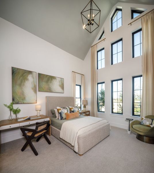 Furnished interior in a model home at Legacy in Friendswood (Image 17).