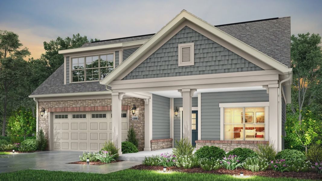 Front exterior of a home in the Courtyards by Carrell community, located in Ocean Isle Beach, NC (Image 11).
