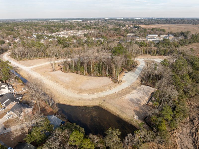 Site preparation and early development at Tributary III at the Park at River's Edge in North Charleston, SC (Image 9).