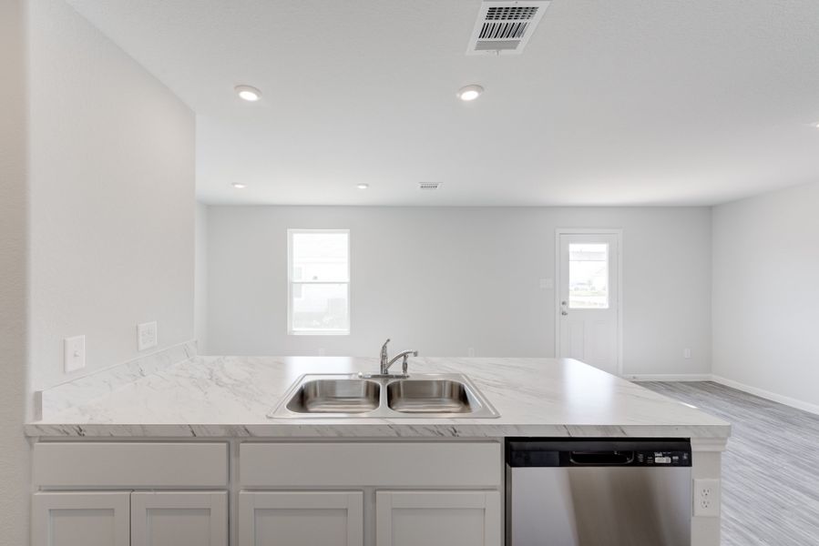 Furnished interior in a model home at Heather Heights in Itasca (Image 13).