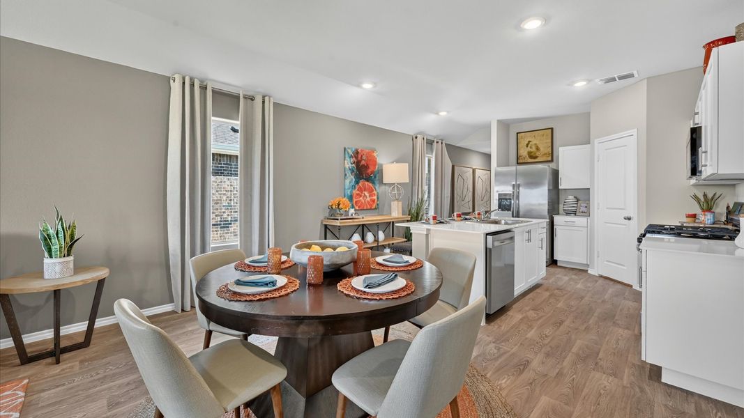 Furnished interior in a model home at The Hills at Reunion in Newark (Image 40).