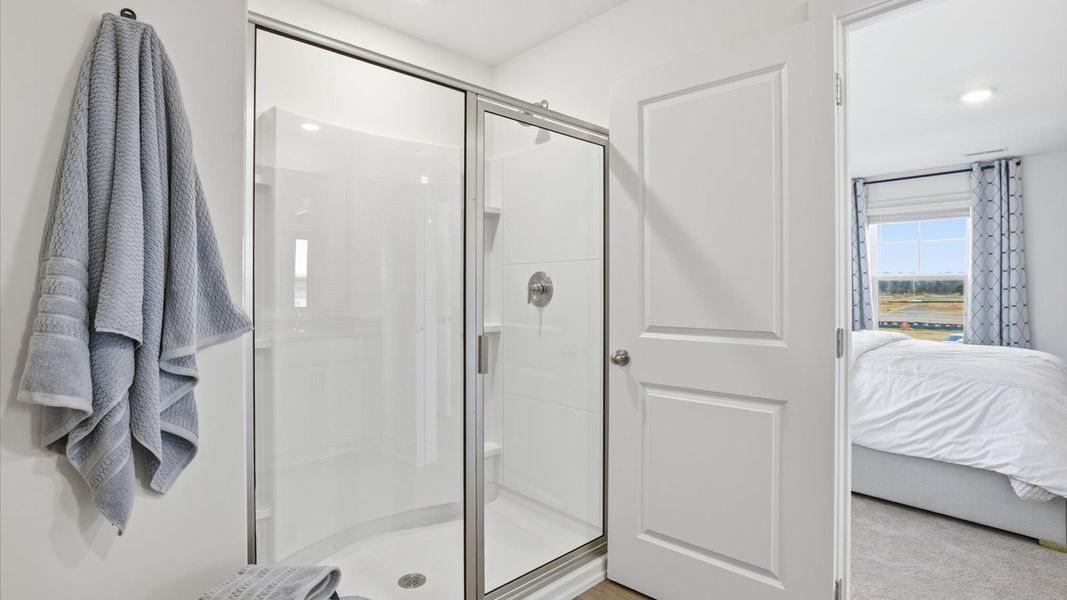 Furnished interior in a model home at Price's Point in Knoxville (Image 30).