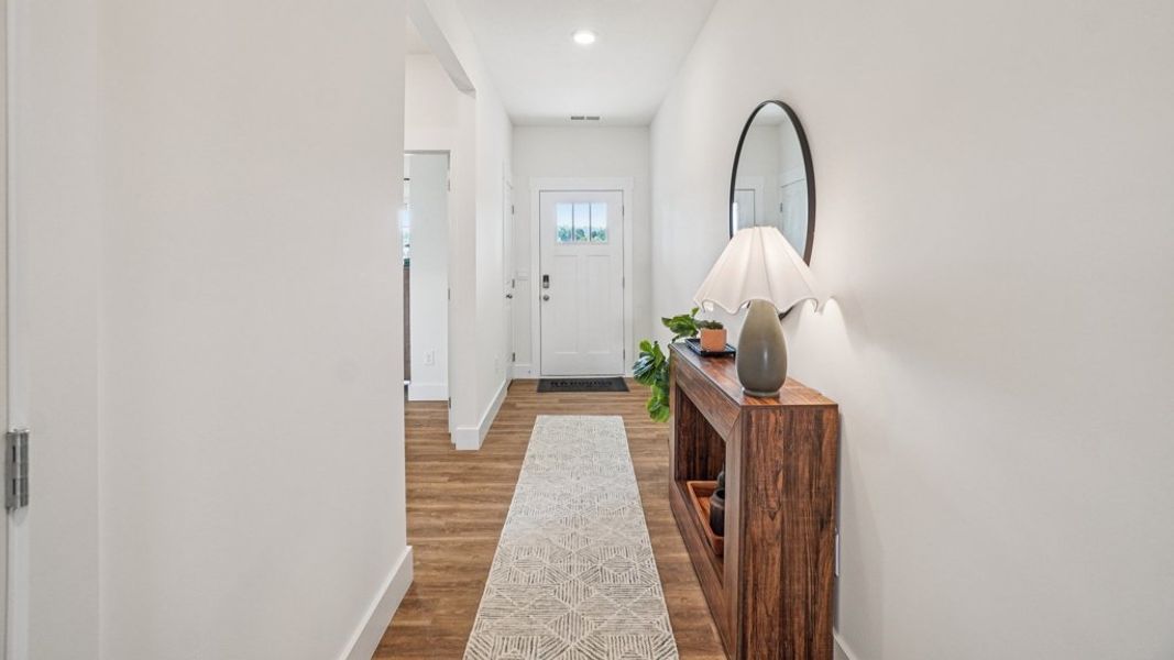 Furnished interior in a model home at Yorkshire in Johnson City (Image 21).