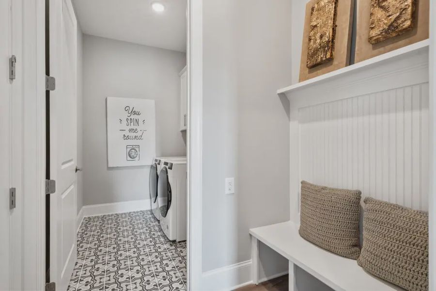 Furnished interior in a model home at The Reserve at Bells Ferry in Kennesaw (Image 47).