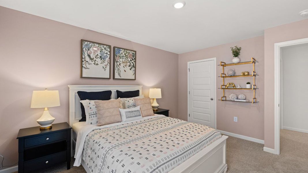 Furnished interior in a model home at Brooks Village in Dacula (Image 23).