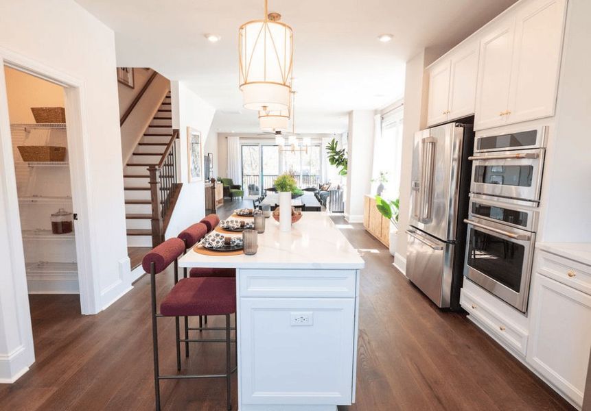 Furnished interior in a model home at Ascend in Charlotte (Image 5). Furnished interior in a model home at Ascend in Charlotte (Image 5).