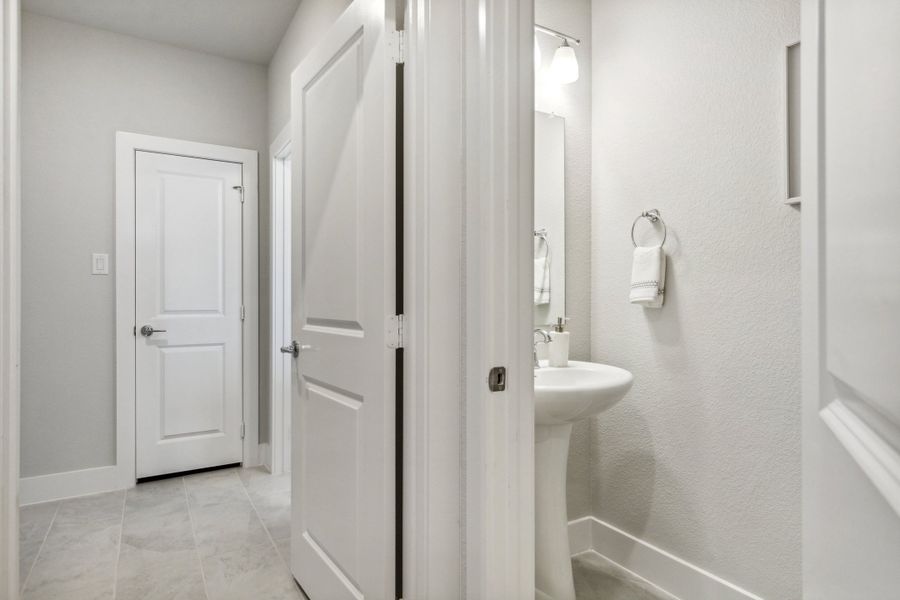 Furnished interior in a model home at Dove Hollow in Waxahachie (Image 29).