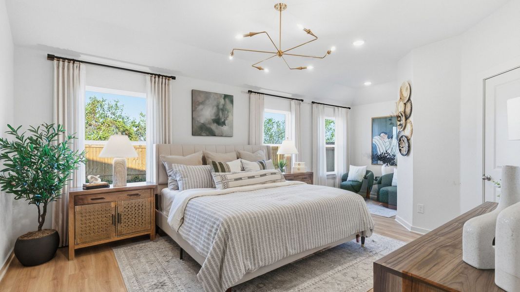 Furnished interior in a model home at Sky Ridge in San Marcos (Image 23). Furnished interior in a model home at Sky Ridge in San Marcos (Image 23).