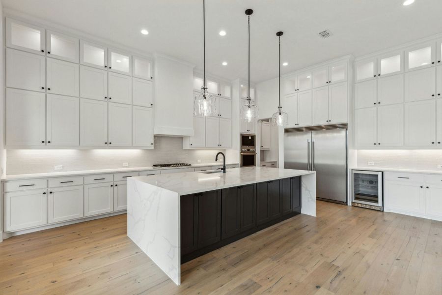 Furnished interior in a model home at The Vines in Haslet (Image 4).