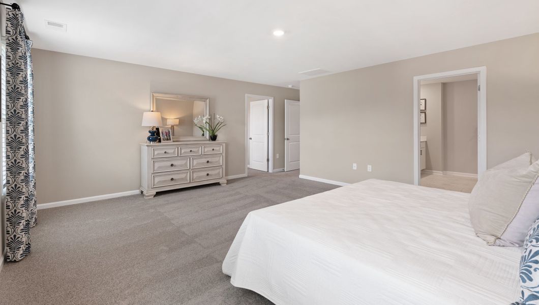 Furnished interior in a model home at Cloverdale Hills in Piedmont (Image 29).