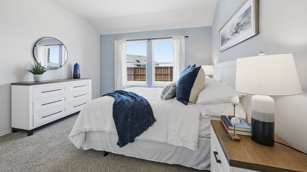 Furnished interior in a model home at Sanger Circle in Sanger (Image 39).