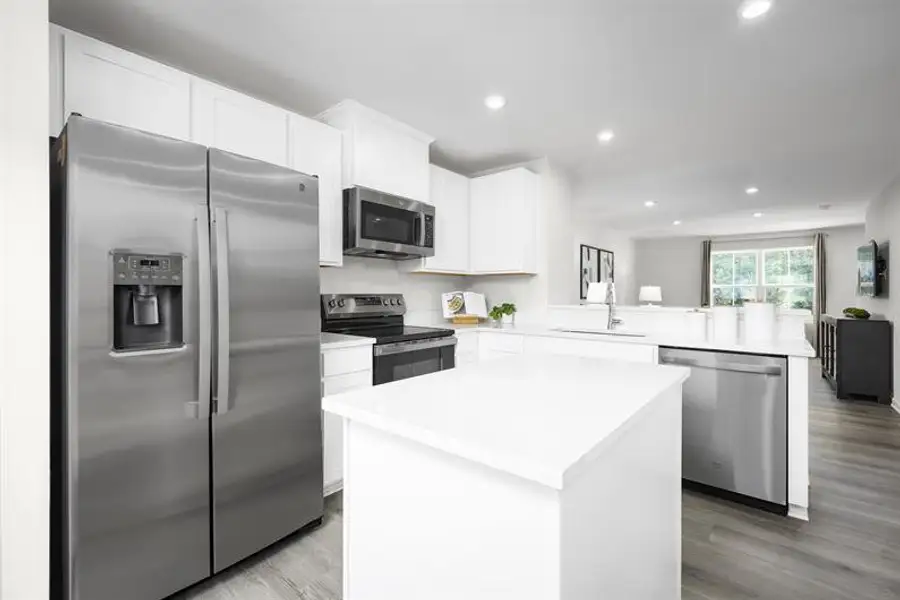 Furnished interior in a model home at Robin Creek in Charlotte (Image 4).