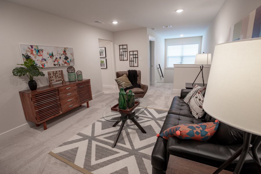 Furnished interior in a model home at Lockwood in Collierville (Image 9). Furnished interior in a model home at Lockwood in Collierville (Image 9).