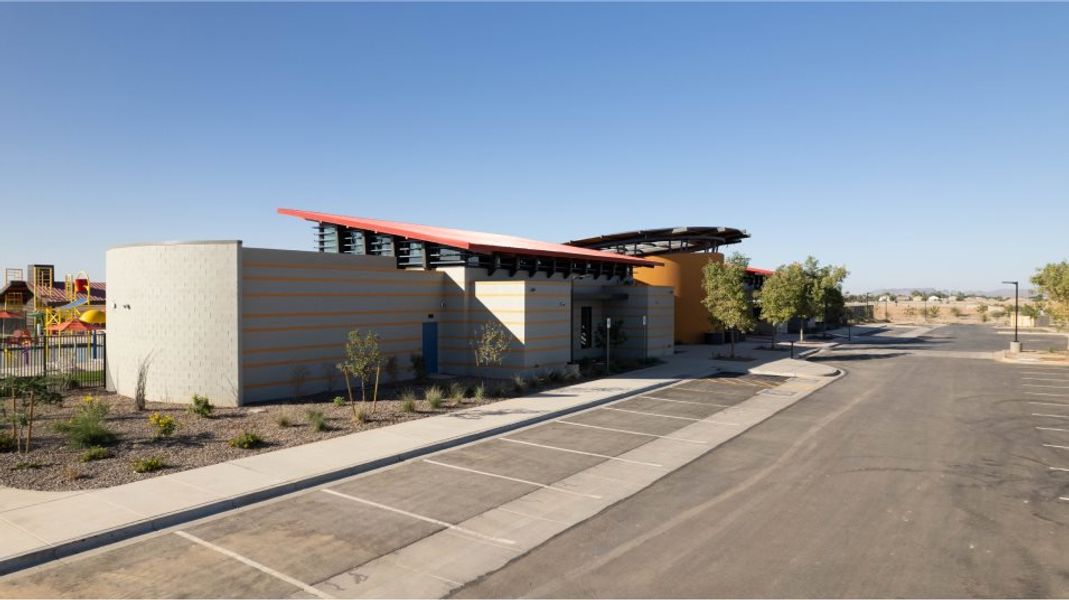 Community center front exterior