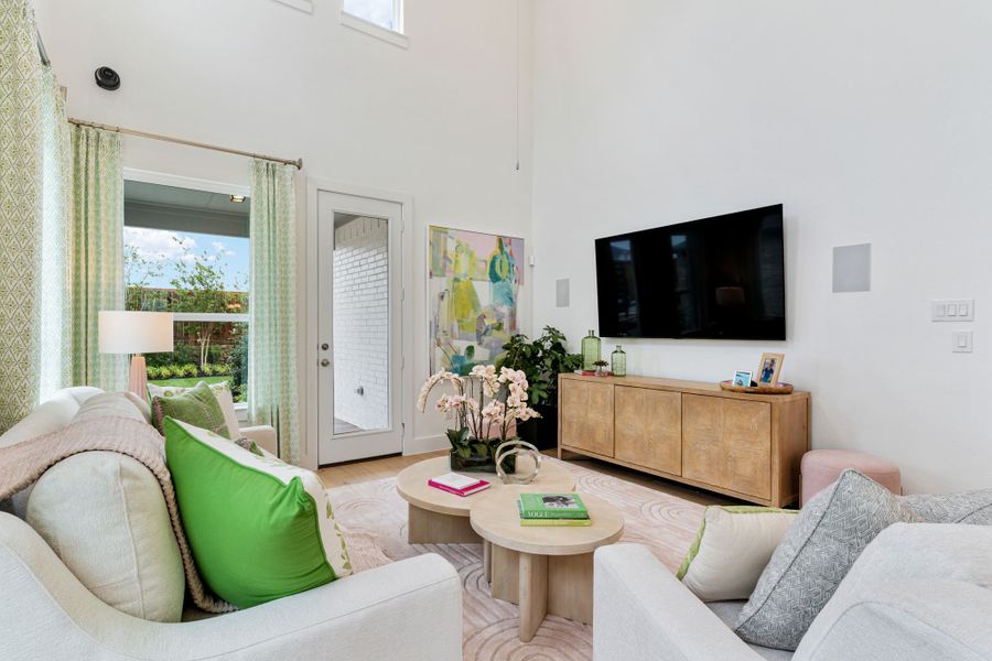 American Legend Homes' 40' model in Wellington - Living Area American Legend Homes' 40' model in Wellington - Living Area