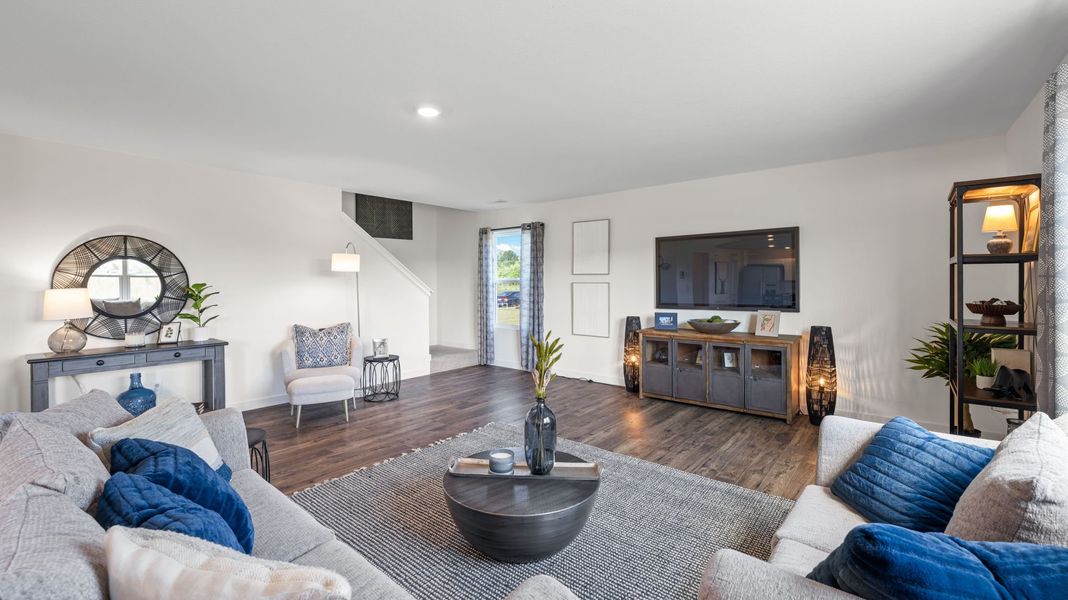 Furnished interior in a model home at Powell Meadows in Cleveland (Image 10).