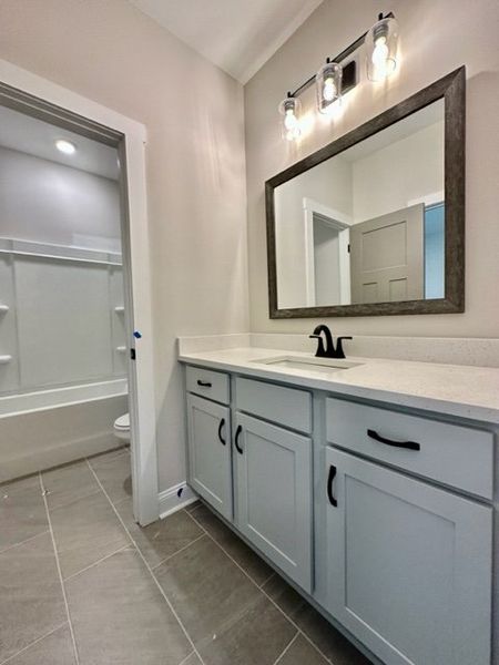 Furnished interior in a model home at Triple Park in Moreland (Image 9).