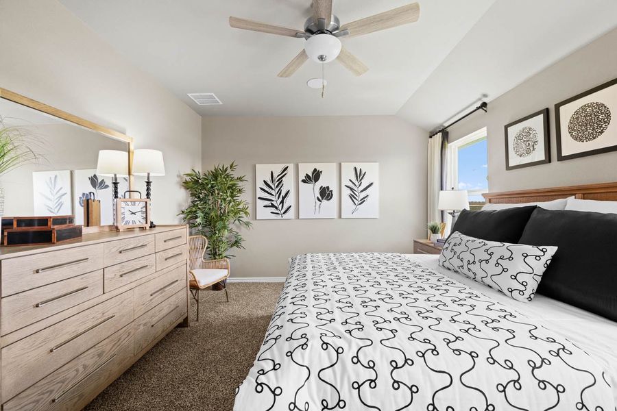 Furnished interior in a model home at Saratoga Crossing in Corpus Christi (Image 11). Furnished interior in a model home at Saratoga Crossing in Corpus Christi (Image 11).