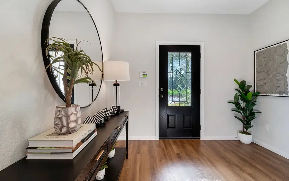 Furnished interior in a model home at The Canopies in Splendora (Image 4). Furnished interior in a model home at The Canopies in Splendora (Image 4).