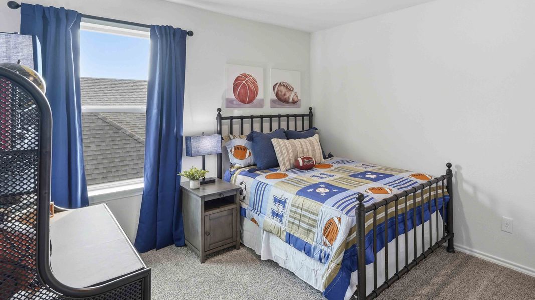 Furnished interior in a model home at Blaire Lake in Tyler (Image 33).