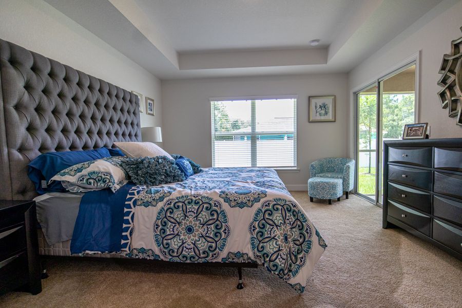 Furnished interior in a model home at North Port in North Port (Image 7).