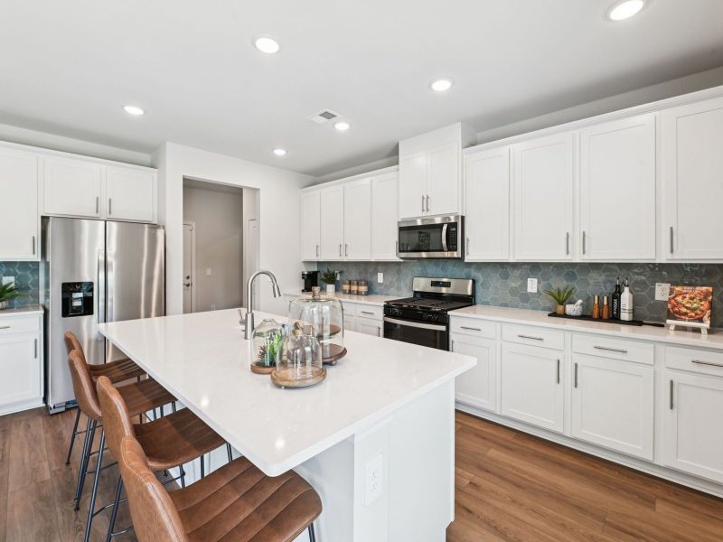 Furnished interior in a model home at Avalon Place - Signature Series in Durham (Image 3).