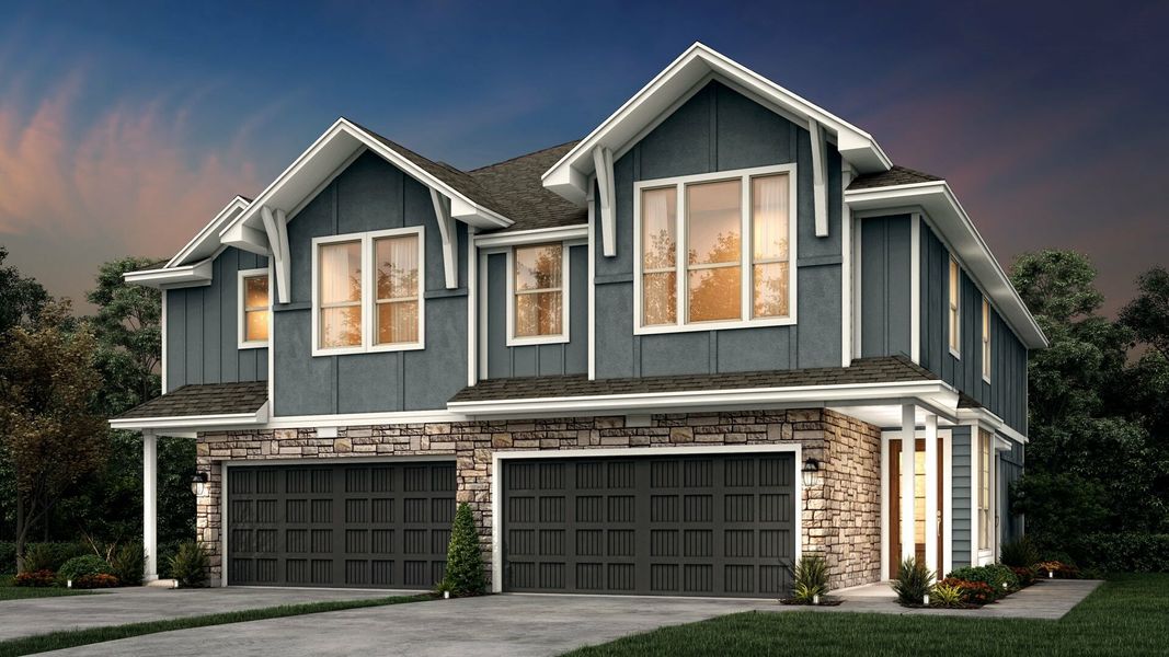 Image 3 of the Meridiana: Urban Villas Collection community in Iowa Colony, TX.