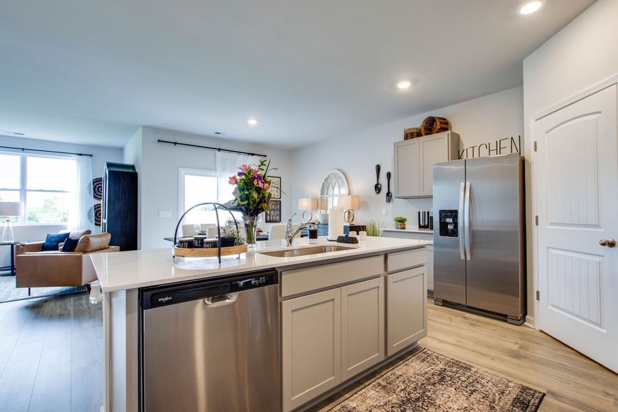 Furnished interior in a model home at Hartmann Crossing in Lebanon (Image 11). Furnished interior in a model home at Hartmann Crossing in Lebanon (Image 11).