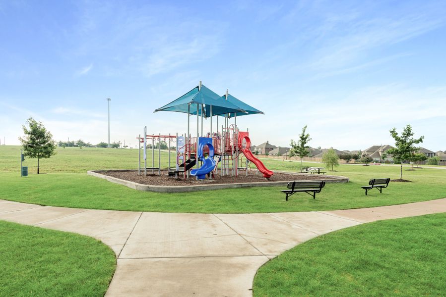 Star Ranch Playground. New Homes in Godley, TX