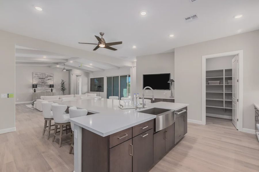 Furnished interior in a model home at Bellero Estates in Queen Creek (Image 35).