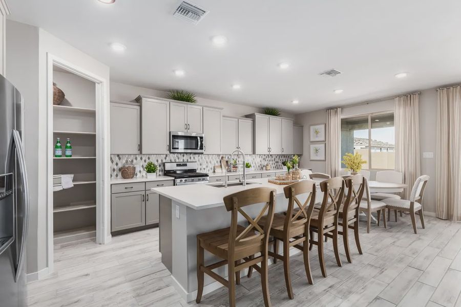 Furnished interior in a model home at Acacia at Santana in Yuma (Image 8).