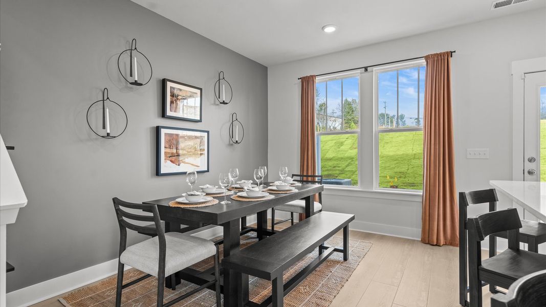 Furnished interior in a model home at El Dorado in Spartanburg (Image 4). Furnished interior in a model home at El Dorado in Spartanburg (Image 4).