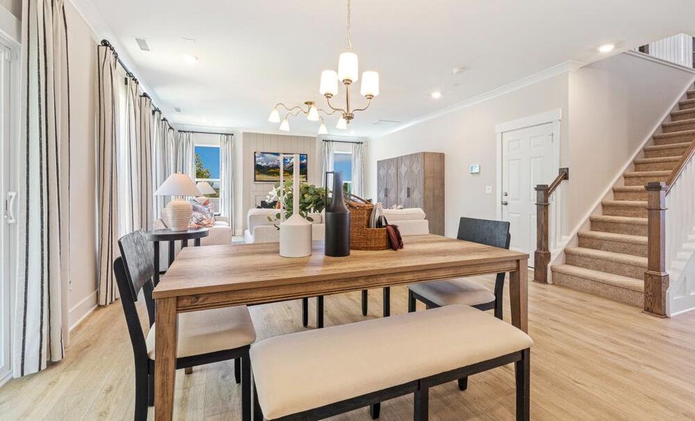 Furnished interior in a model home at Castlewood in Archer Lodge (Image 20). Furnished interior in a model home at Castlewood in Archer Lodge (Image 20).