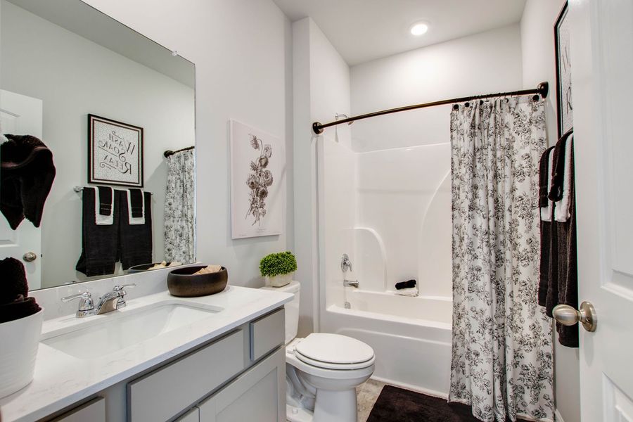 Furnished interior in a model home at Hartmann Crossing in Lebanon (Image 22). Furnished interior in a model home at Hartmann Crossing in Lebanon (Image 22).