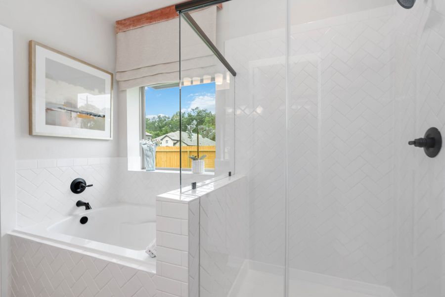 Furnished interior in a model home at Splendora Fields in Splendora (Image 22).