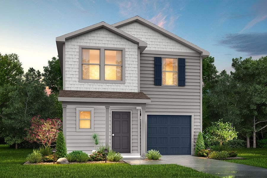 Front exterior of a home in the Canterbury community, located in Newberry, SC (Image 2). Front exterior of a home in the Canterbury community, located in Newberry, SC (Image 2).