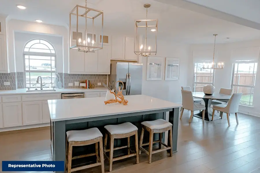 Furnished interior in a model home at Llano Springs in Fort Worth (Image 4).