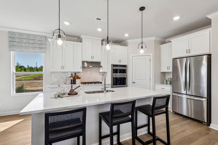 Furnished interior in a model home at Avalon in Gastonia (Image 6).