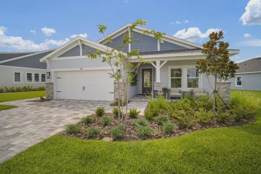 Front exterior of a home in the Waterset community, located in Apollo Beach, FL (Image 4). Front exterior of a home in the Waterset community, located in Apollo Beach, FL (Image 4).