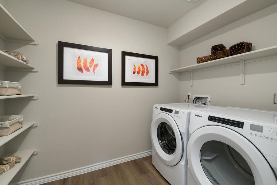 Furnished interior in a model home at Clayton Ranch in Copperas Cove (Image 16). Furnished interior in a model home at Clayton Ranch in Copperas Cove (Image 16).