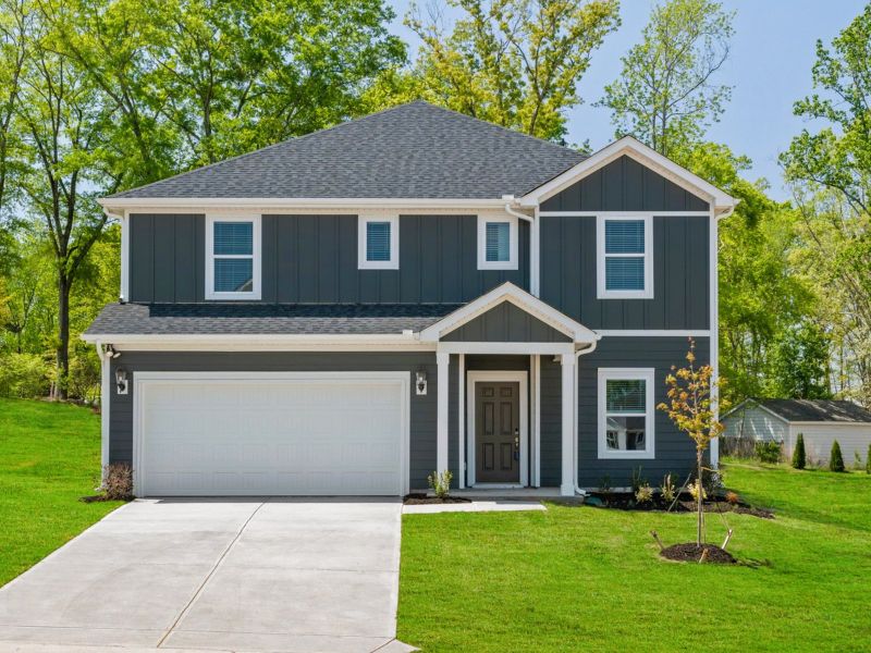 Front exterior of a home in the Reserve at Arden Woods community, located in Greenville, SC (Image 1).
