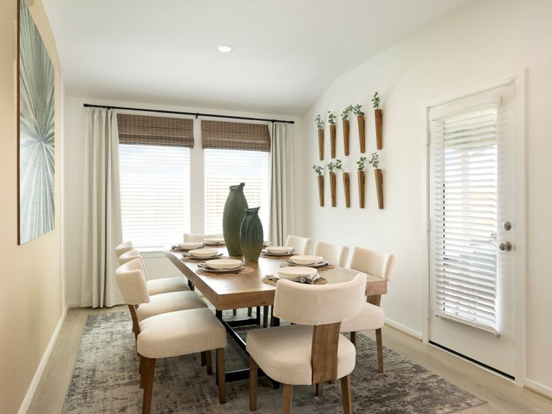 Furnished interior in a model home at Riviera Pines - Premier Series in Huffman (Image 5).