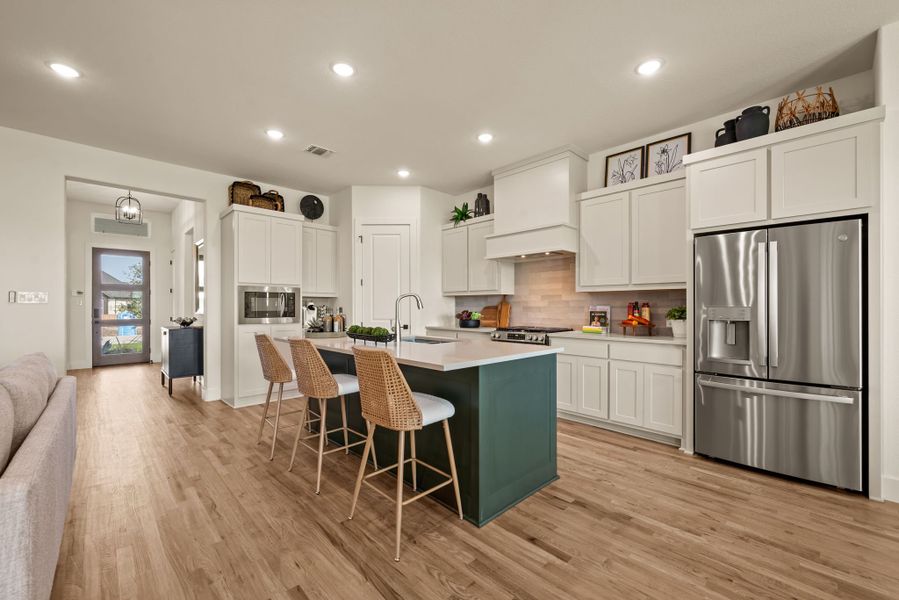 Furnished interior in a model home at Settlers Glen in New Fairview (Image 20). Furnished interior in a model home at Settlers Glen in New Fairview (Image 20).