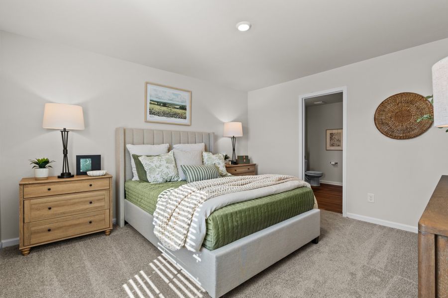 Furnished interior in a model home at Canary Woods in Hopkins (Image 13).