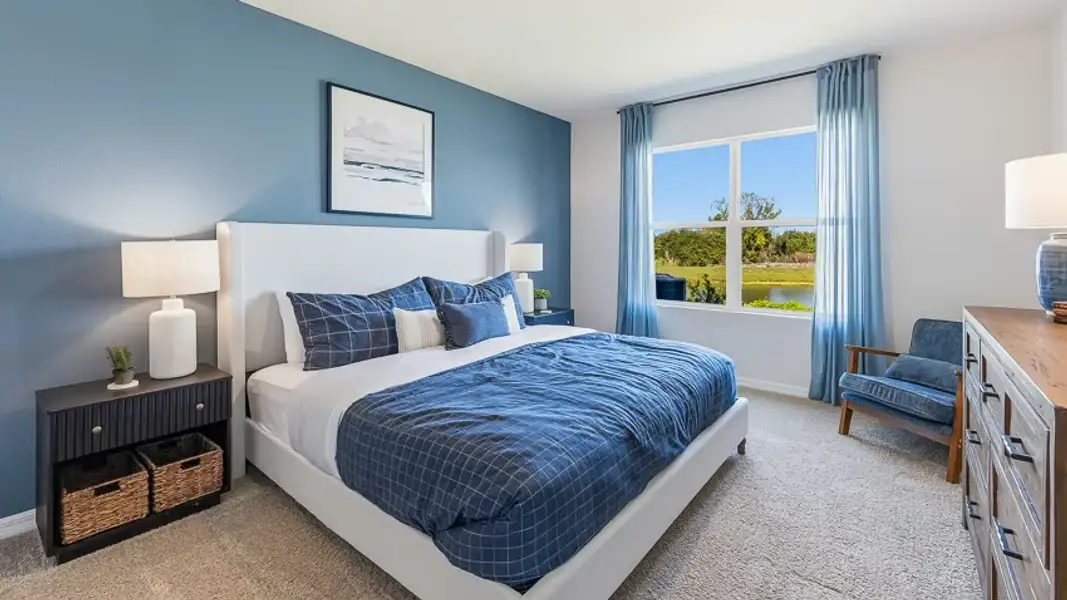 Furnished interior in a model home at Cottages at Avignon in Palmetto (Image 7). Furnished interior in a model home at Cottages at Avignon in Palmetto (Image 7).